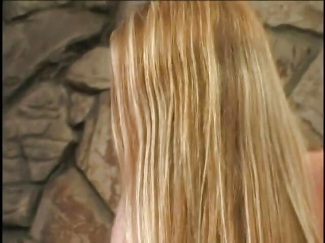 Young blonde plays with a cock then gets fucked hard