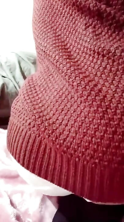 Knit X Knee High X White Full Back Panties