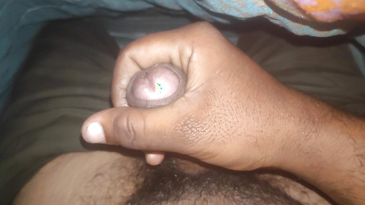 Men masturbation in blanket