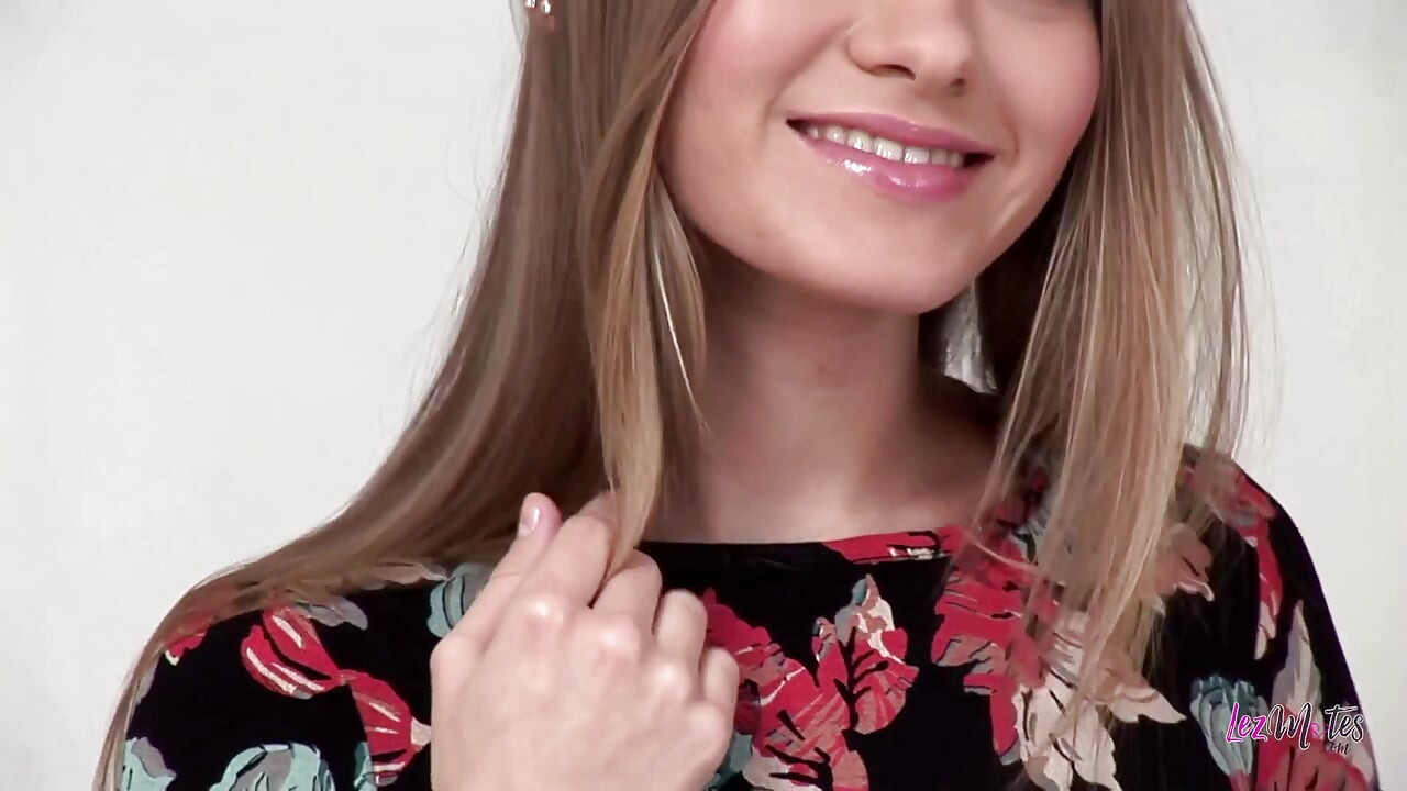 Petite and cute lesbian teens want to try out anal play with each other