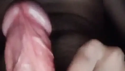 A boy is touching himself and moaning