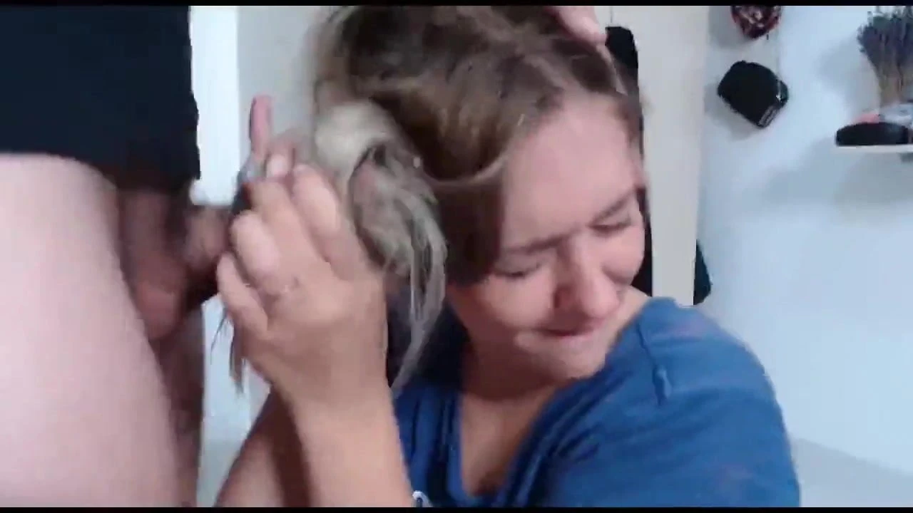Sexy Blonde Hairjob, Blowjob and Cum in Hair, Long Hair