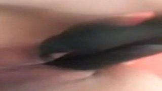 Exibicionista puta francesa de Rouen se masturbando