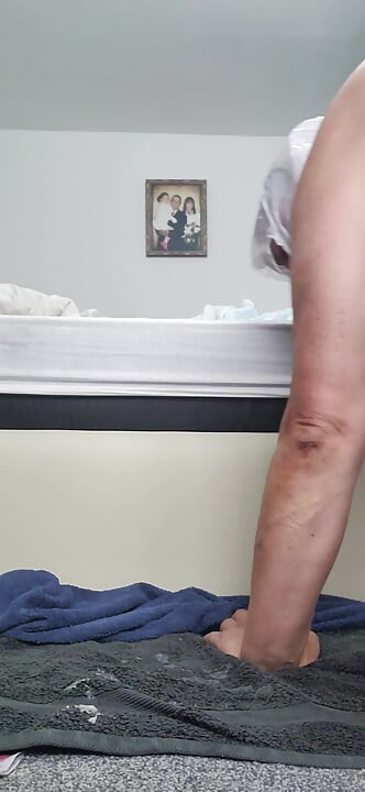 Anal playing with my dildo