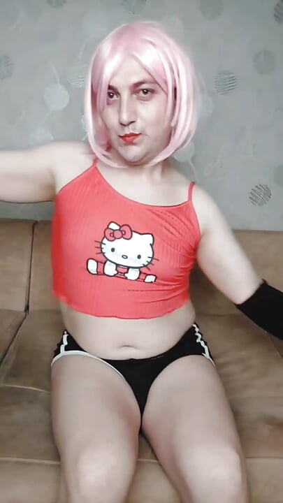Cute Shorts Cowgirl Sissy Smooth Legs Big Booty