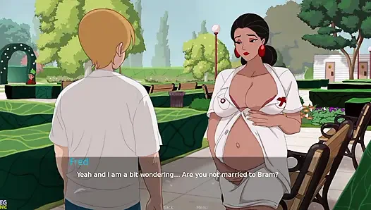 Das Geheimnis des Hauses # 13: Einer heißen schwangeren Frau helfen - von Eroticgamesnc (repost)