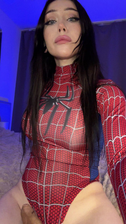 Spider-Woman is on her way to save you from a lack of orgasms