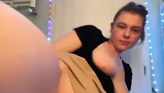 Double penetration two dildos with jucielussie