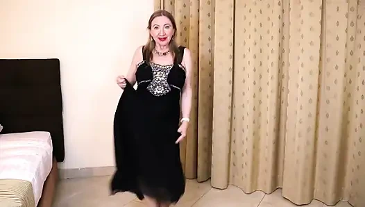 Busty MILF Blowjob and Fuck by BBC Dildo in Different Positions