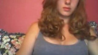 Chica en webcam
