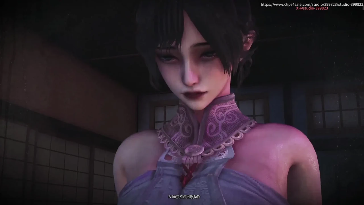 B027 Giantess co ngót nô lệ, xì hơi, ngồi lên mặt, ngửi, chà đạp, chỉ đào tạo liếm láp