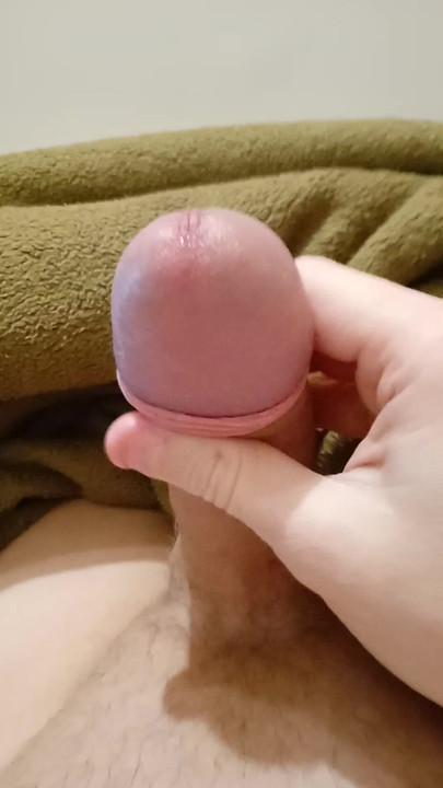18 year old Russian knows how to masturbate his big penis well #6