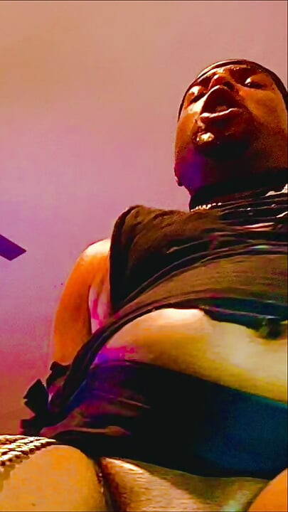 Black sissy ball drainer 10