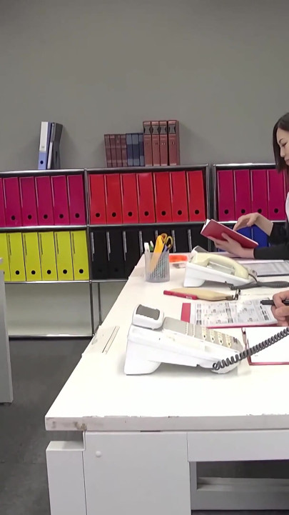 Office Slut Gets Licked and Fucked Hard on the Desk
