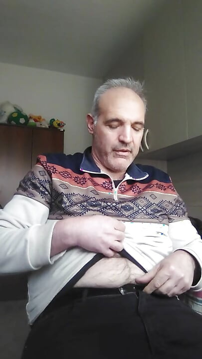 A Stepfather Teaches His Stepson to Masturbate His Teen Cock