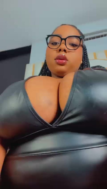 touching my huge tits