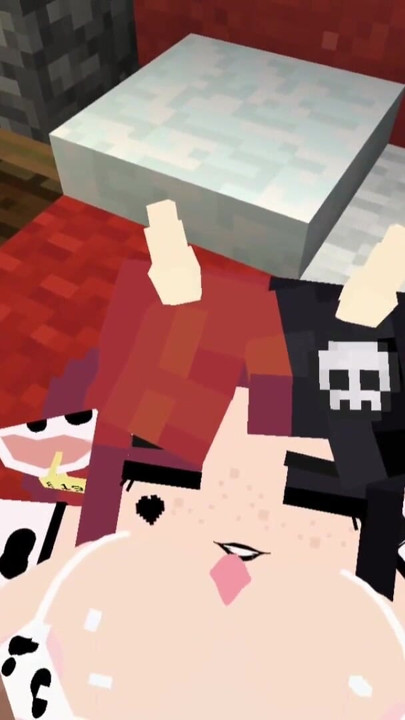 Minecraft Jenny Mod Fapcraft - Ellie, a Goth dommy mommy with a cow bikini and tasty milkers | Clip 2