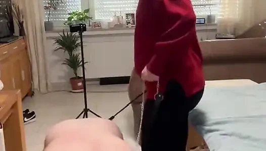 DomLadyMia-SlaveOfM Köle için Kırmızı Şeritler Bölüm 1