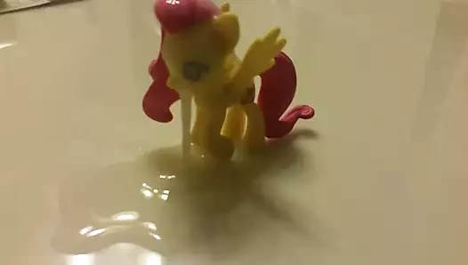 cumming üzerinde fluttershy