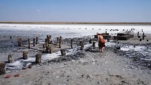 Heilig Schlamm von Elton SaltLake Russland