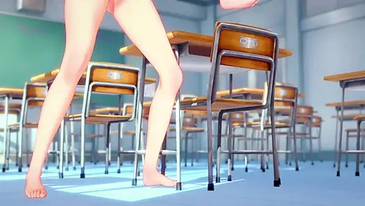 Gadis sekolah hentai hot dientot dua adegan +18