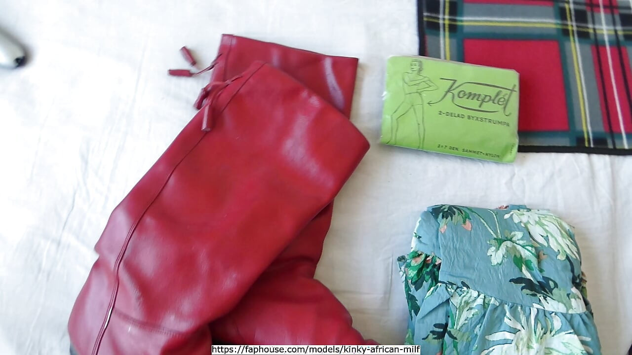 Vintage nylon 001 - Komplet, 2-piece pant stocking