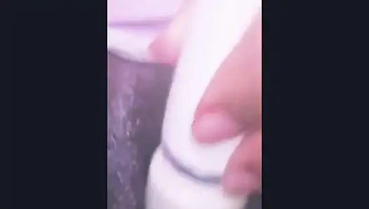 Siyah Amcık Ve Vibratörle Oynuyor Bakış açısı!!