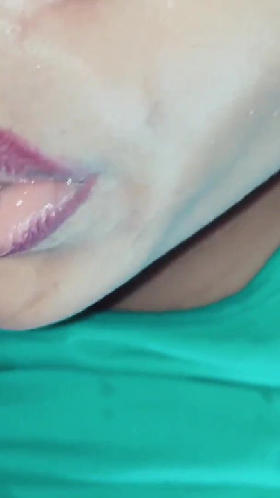 Powerful moment from "Indian wife extreme blowjob, deepthroat and boob fuck before go to bed at night"