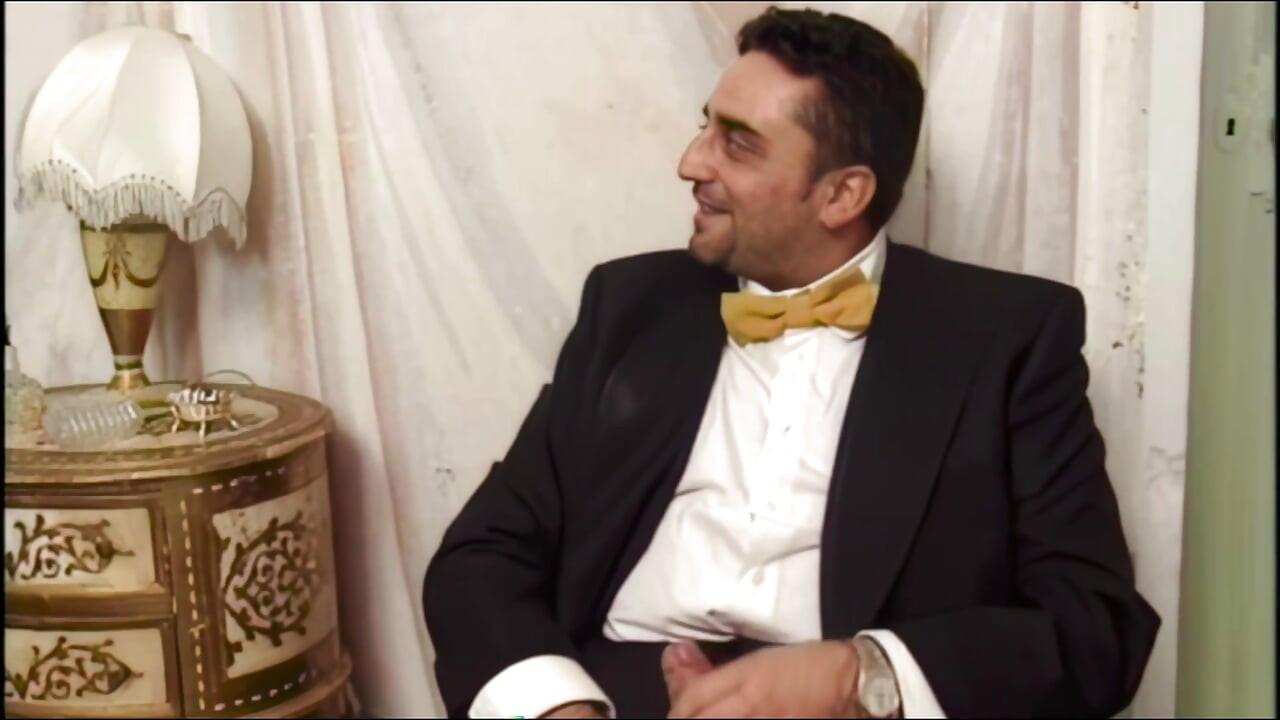 The Cuckold Husband Gives a Nice Young Cock to His Whore of a Wife