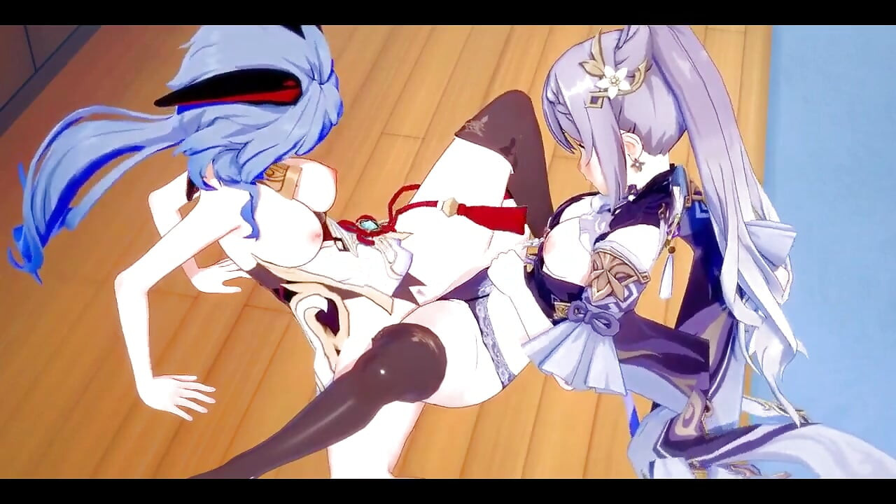 Genshin Impact Hentai yuri - ganyu aur Kequing lesbiyan seks - japani eshiyaee mnga enime gem porn