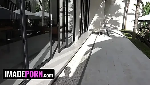 Porno yaptım - tombul esmer hatun notlar ve romantik jestler kullanarak şanslı adamı baştan çıkarıyor