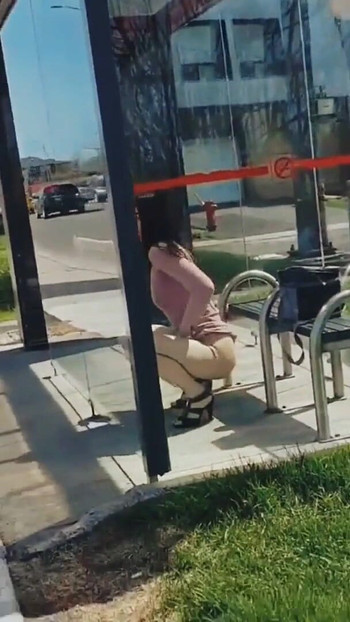 Spectacular moment from "Amateur Cumslut Pawg Naked In Public"