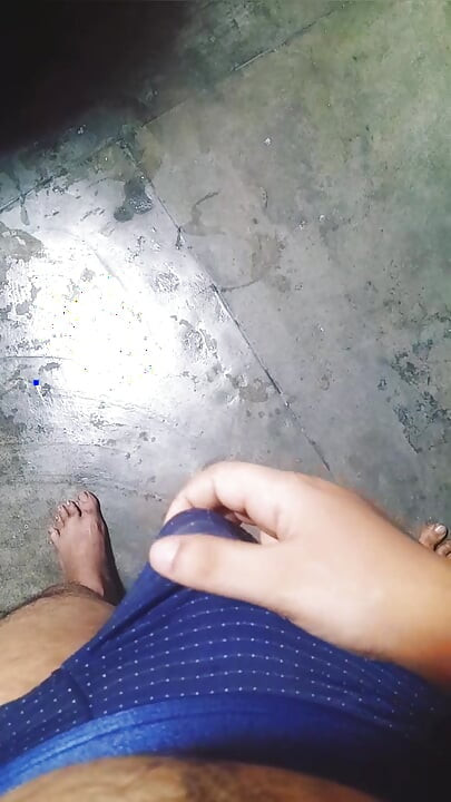 Water came out of the cock, punched inside the tights.