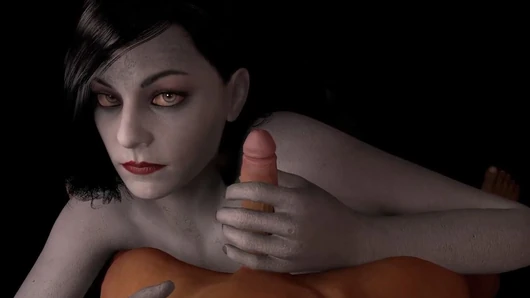 Alcina Dimitrescu gives a handjob in POV : Resident Evil Village 3D Porn Parody