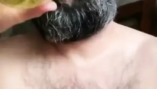 KinkyCubAngel- Tasting my tinkle