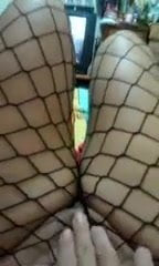Taiwanese girl masturbate for me with tights