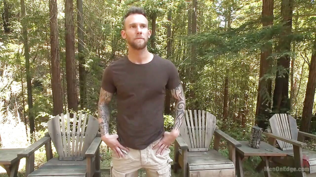 Ripped Stud with a Big Cock Carjacked and Edged in the Wilderness