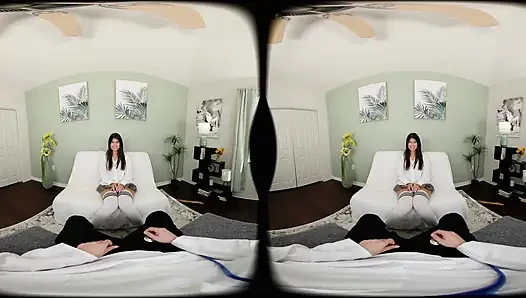 FORBVR - du bringt dieser süßen freundin bei, wie man beim schwanzreiten pOV kommt