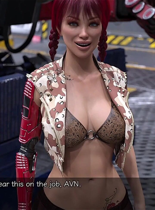 Échouée dans l’espace - flirter avec une demi-fille robot