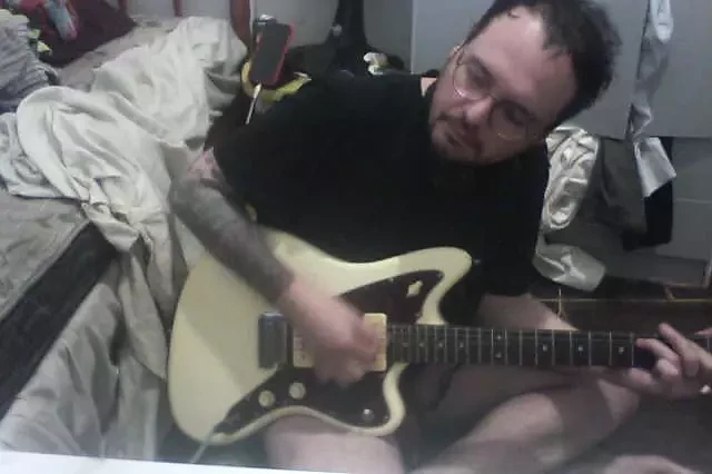 julot guitar rock and roll fetish art porno rock depravator play guitar nude brazil