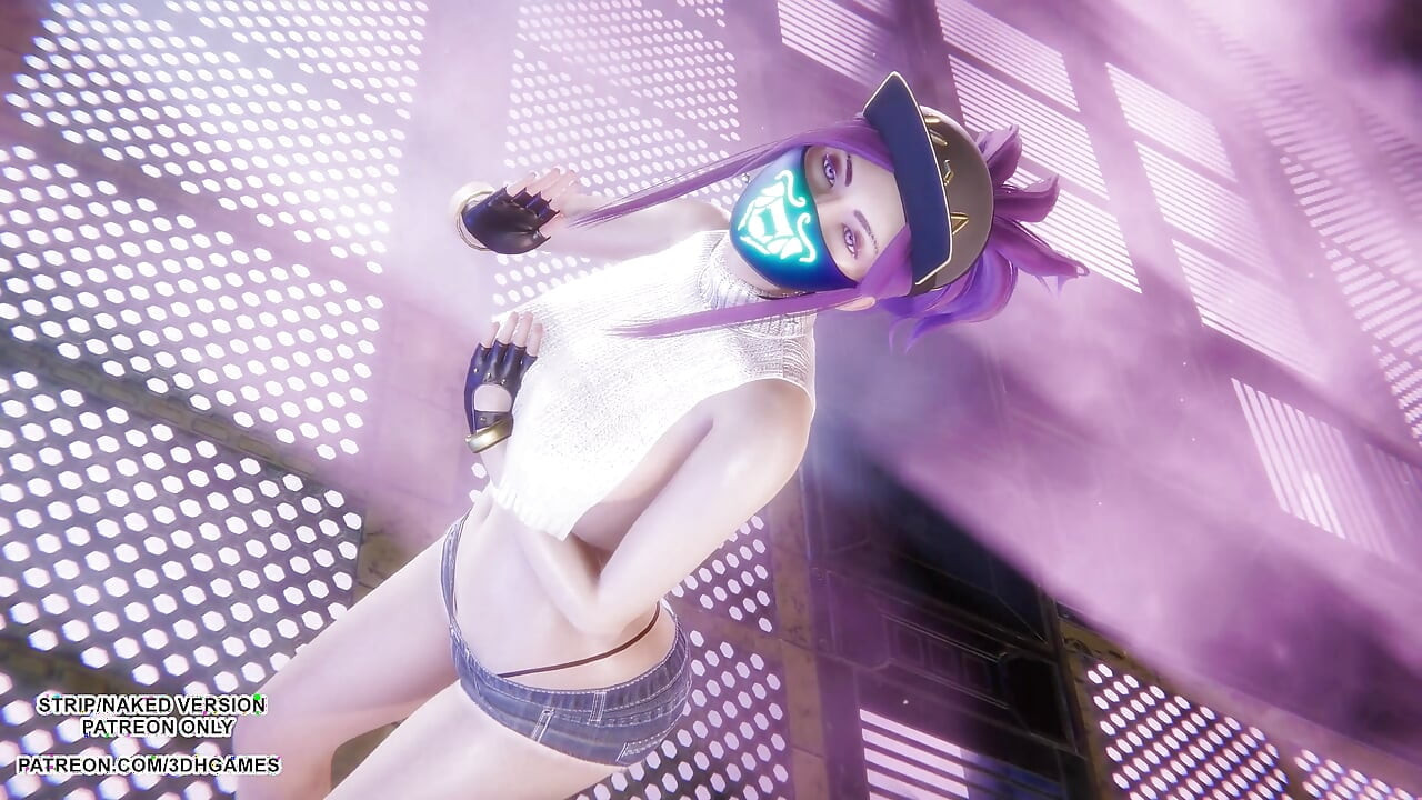 MMD Aespa - Armageddon - Akali Sexy Kpop Dance League of Legends Hentai Sem censura 4K 60FPS
