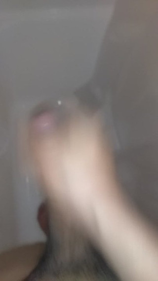 Masturbating in the shower
