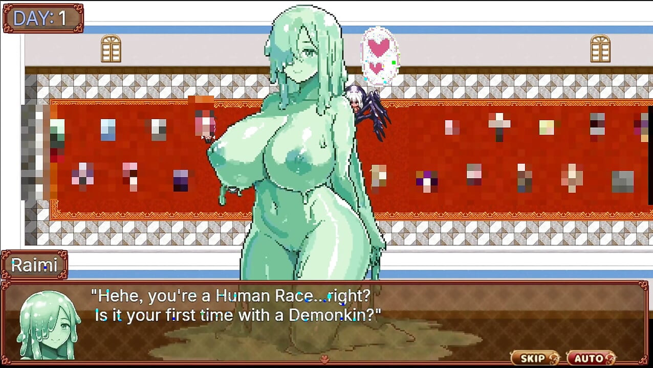 سجلات المتعة مع Monster Girls - Slime Girls يضربك ويحلبونك!