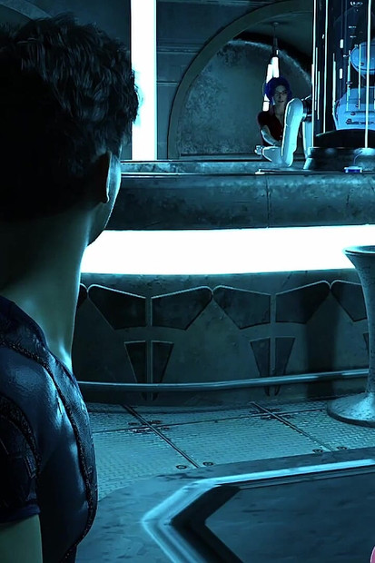 अंतरिक्ष में फंसे - Miranda की जोरदार चुदाई होती है और उसे मेरे बड़े गोरे लंड की सवारी करना पसंद है