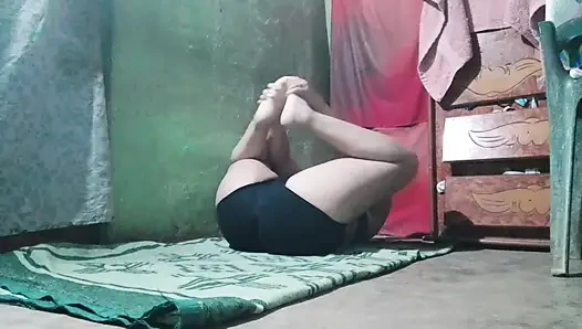 A hot monkey masturbates her juicy pussy until she reaches orgasm.