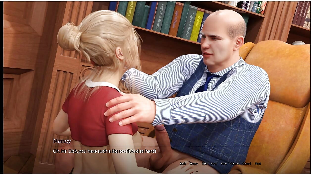 The Spellbook - gameplay - permainan peran - tante seksi nyepong kontol di bawah meja sama bosnya