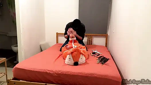 Miriam Bound and Tickled in Onesie