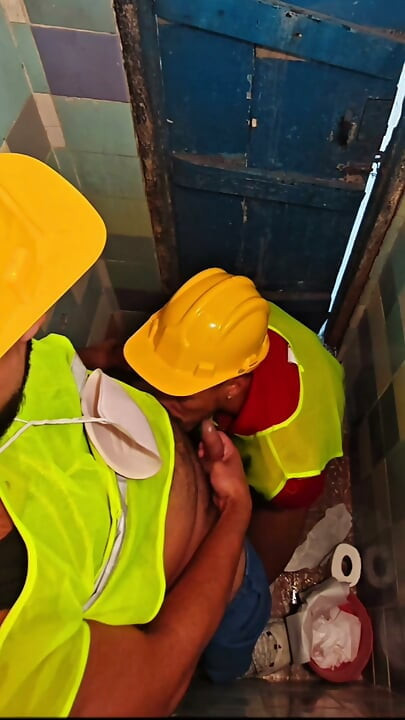 SEX IN THE BATHROOM OF A PUBLIC WORKPLACE