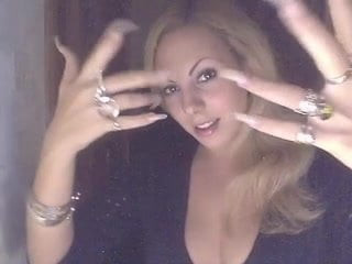 Russian girl's long claws