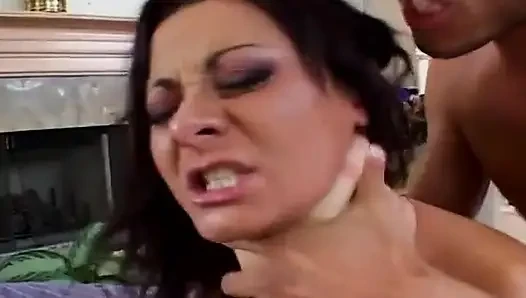 All Star MILF Bitch Rocked in Intense DP Threesome